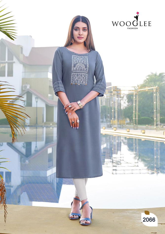 Barbella Vol 10 By Wooglee Long Kurtis Catalog